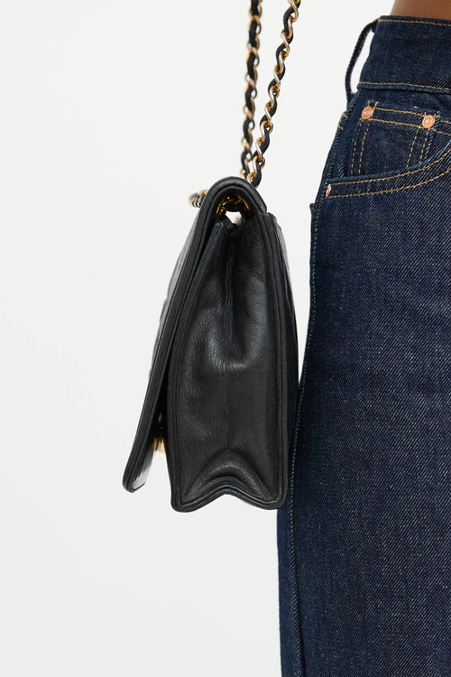 Chanel Leather CC Shoulder Bag
