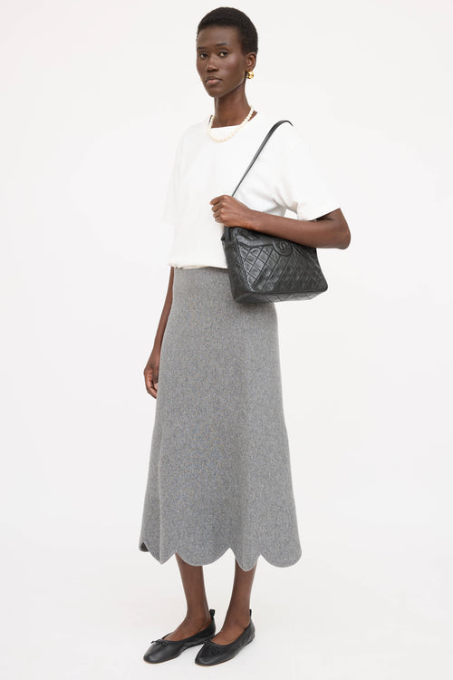 Chanel 1991 Leather Quilted Camera Bag