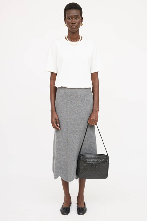 Chanel 1991 Leather Quilted Camera Bag