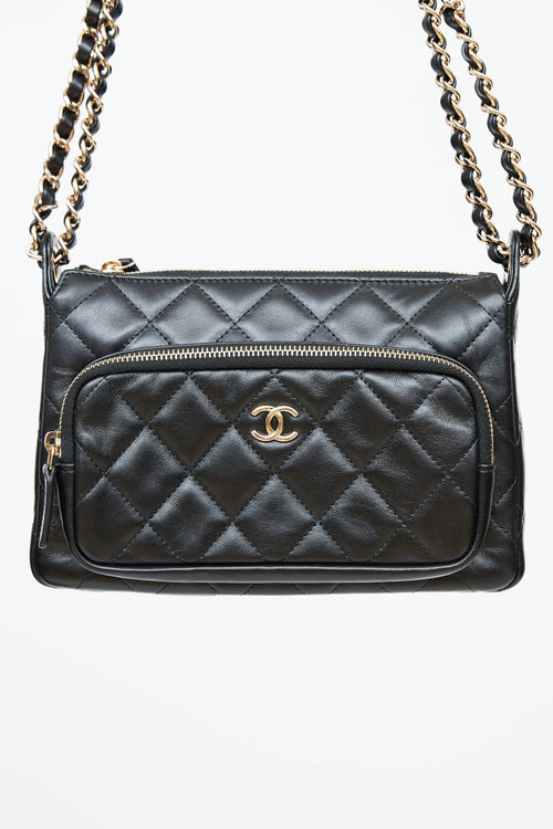 Chanel Quilted Leather 25C Clutch