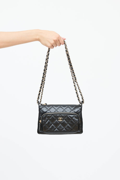 Chanel Quilted Leather 25C Clutch