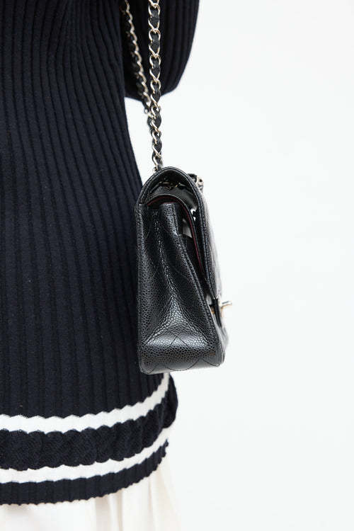 Chanel 2019 Caviar Double Flap Bag