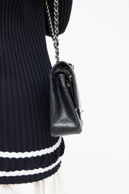 Chanel 2019 Caviar Double Flap Bag