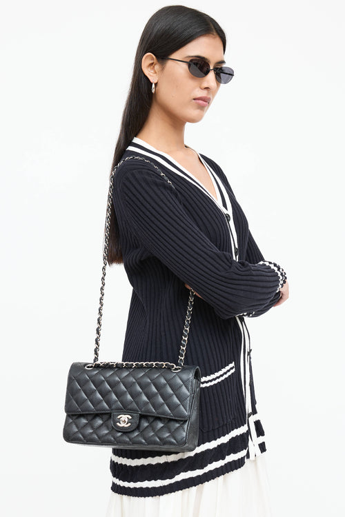 Chanel 2019 Caviar Double Flap Bag