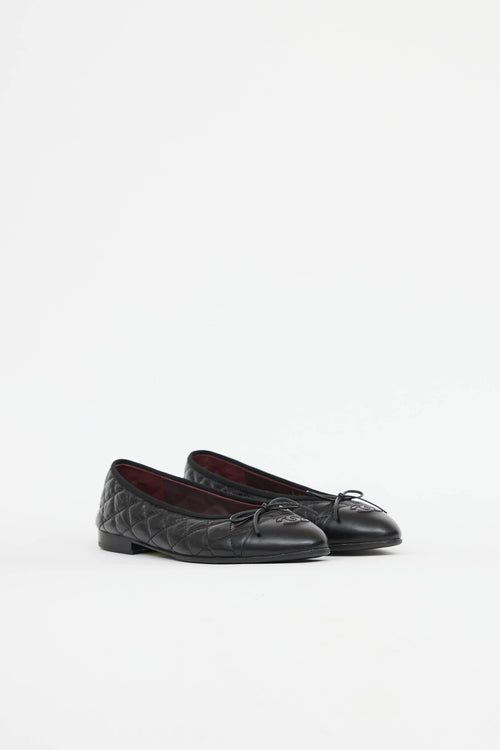 ChanelQuilted Ballet Flat