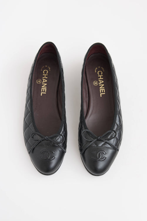 ChanelQuilted Ballet Flat