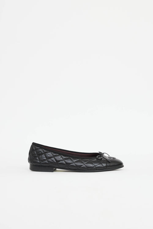 ChanelQuilted Ballet Flat