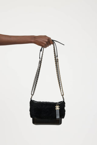 Chanel 2018-19 Shearling Gabrielle Bag