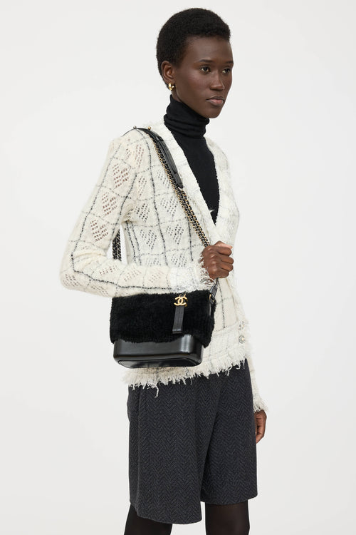 Chanel 2018-19 Shearling Gabrielle Bag