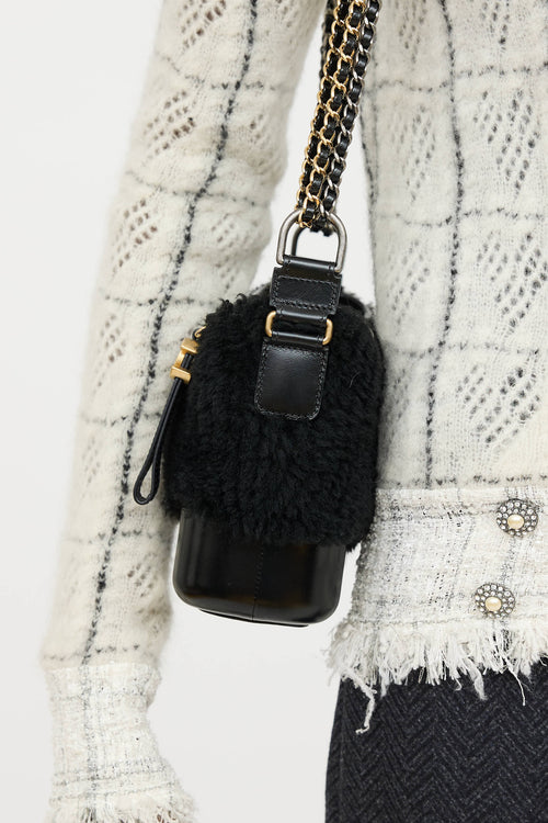 Chanel 2018-19 Shearling Gabrielle Bag