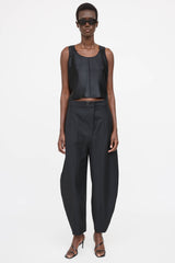 Chanel Satin Darted Top