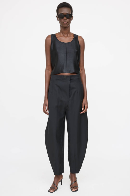 Chanel Satin Darted Top