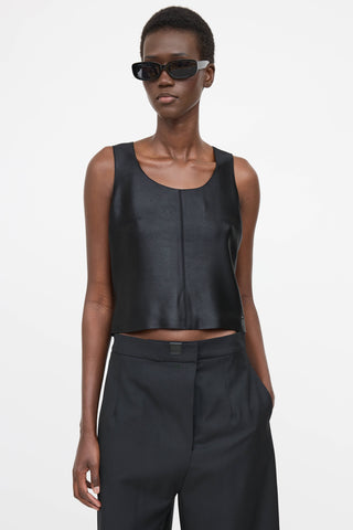Chanel Satin Darted Top