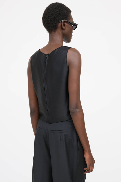 Chanel Satin Darted Top