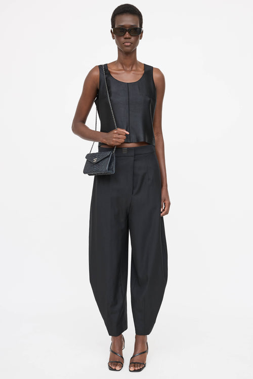 Chanel Satin Darted Top