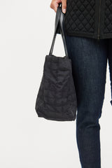 Chanel Black Travel Ligne Tote Bag