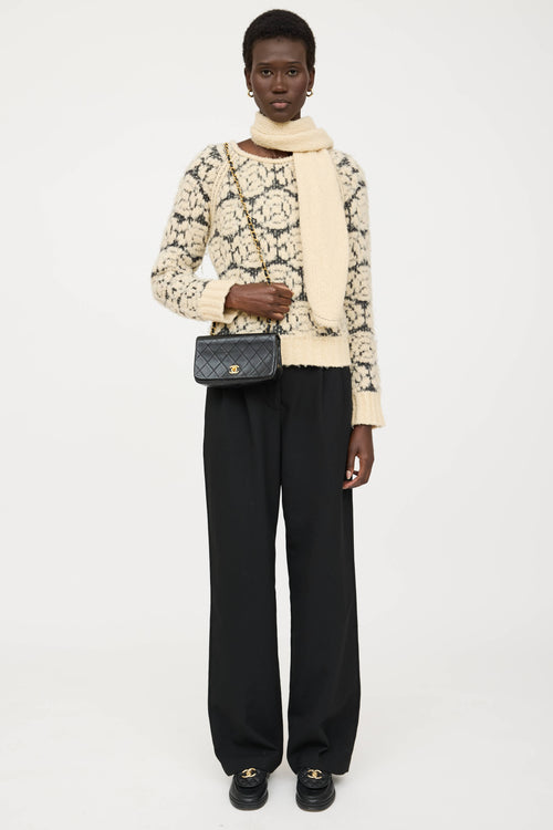 Chanel 1998-99 Turnlock Full Flap  Bag