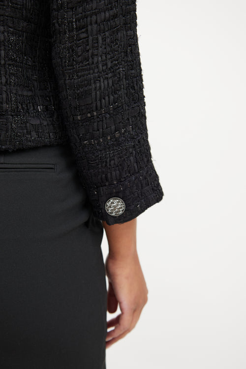 Chanel Black Paris-Dubai Tweed Jacket