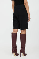Chanel Cashmere Knit Bermuda Shorts