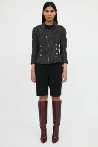 Chanel Cashmere Knit Bermuda Shorts