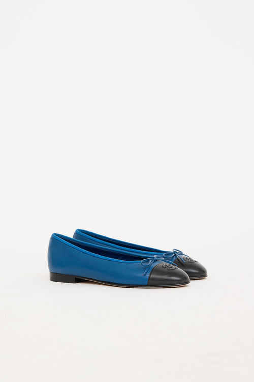 Leather CC Ballet Flats