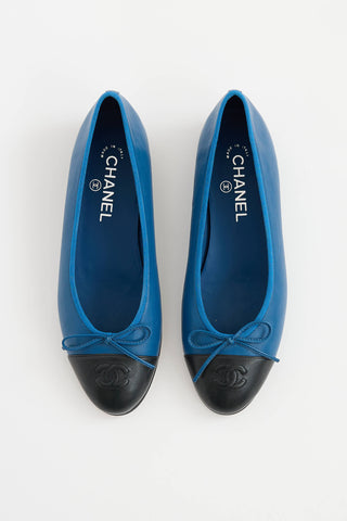 Leather CC Ballet Flats