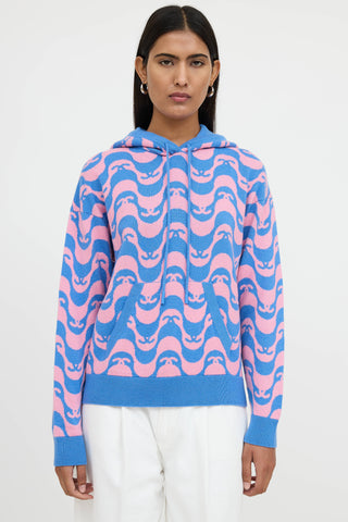 Chanel Spring 2021 Cashmere Knit Logo Hoodie