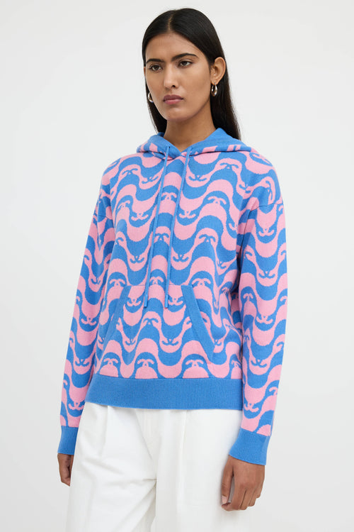 Chanel Spring 2021 Cashmere Knit Logo Hoodie