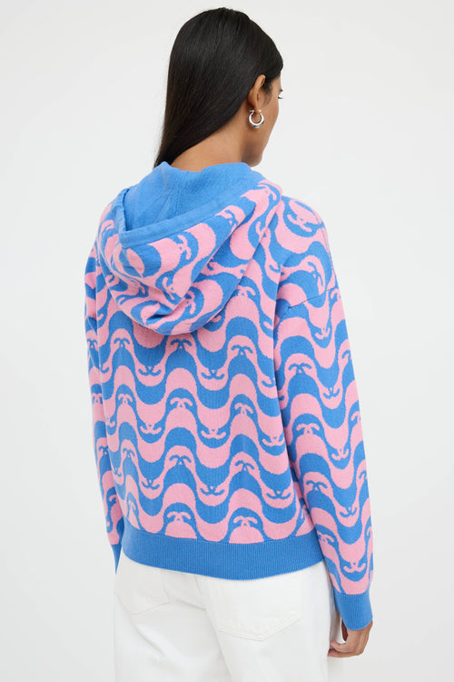 Chanel Spring 2021 Cashmere Knit Logo Hoodie