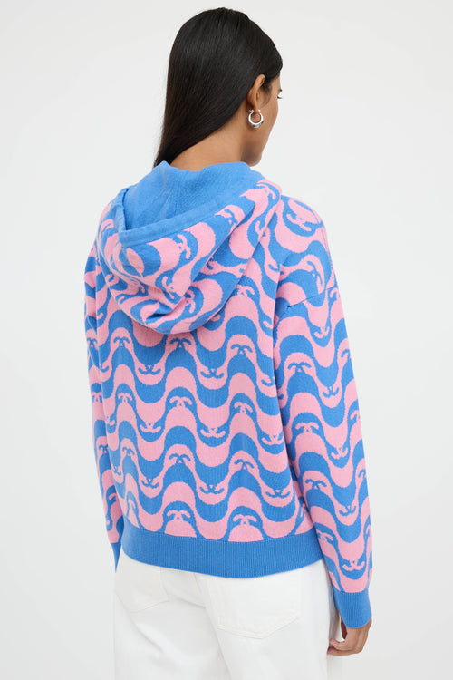 Chanel Spring 2021 Cashmere Knit Logo Hoodie