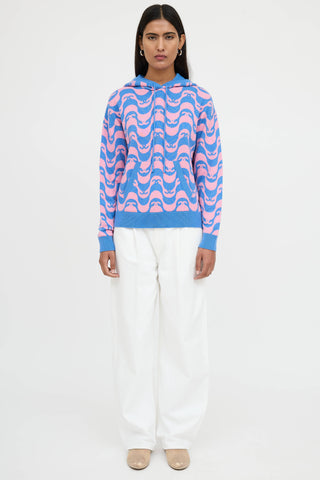 Chanel Spring 2021 Cashmere Knit Logo Hoodie