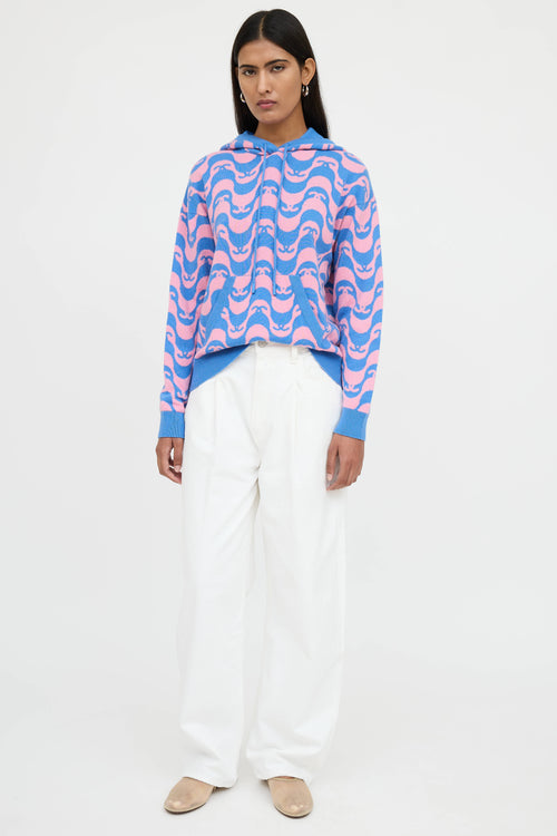 Chanel Spring 2021 Cashmere Knit Logo Hoodie