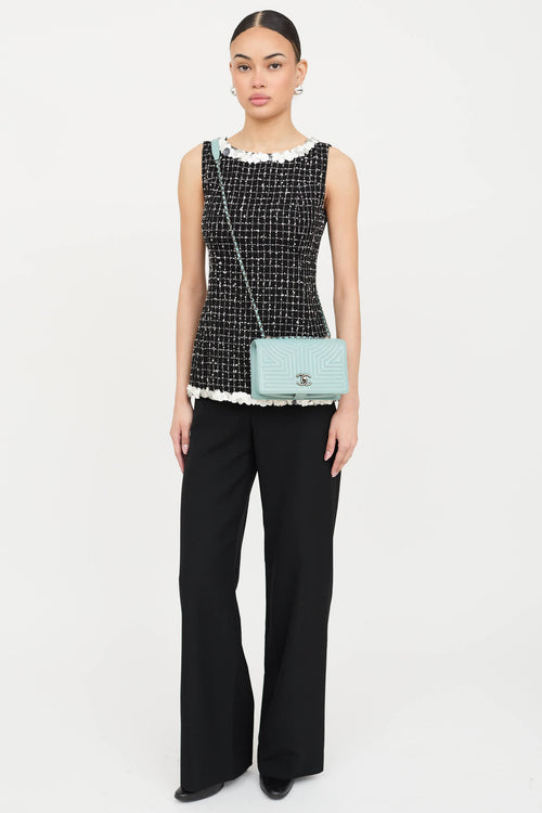 Chanel 2016 Quilted Korean Garden Flap Bag