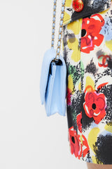 Chanel Blue Wallet on Chain Bag