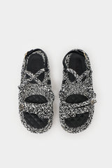 Chanel Braided CC Slingback Sandal