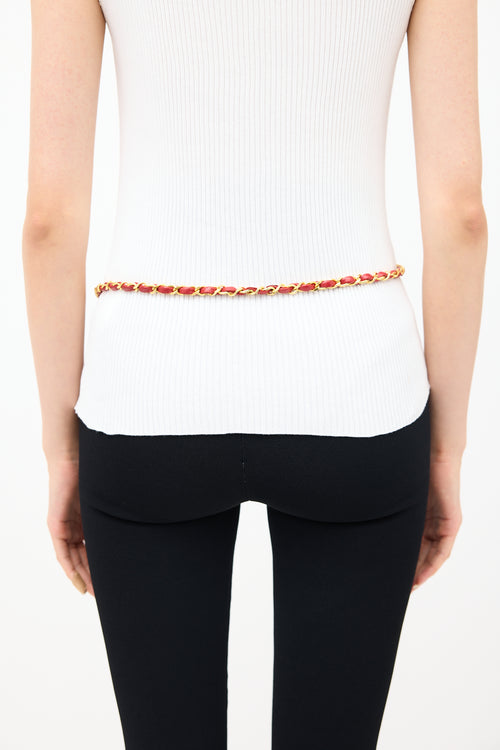 Chanel Braided Chain CC Belt