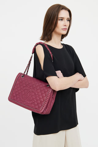 Chanel 2011/12 Deep Red Istanbul Flap Bag
