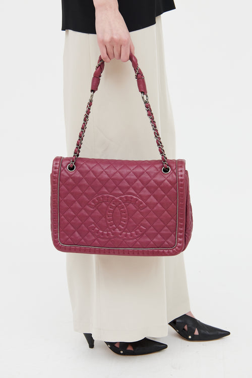 Chanel 2011/12 Deep Red Istanbul Flap Bag