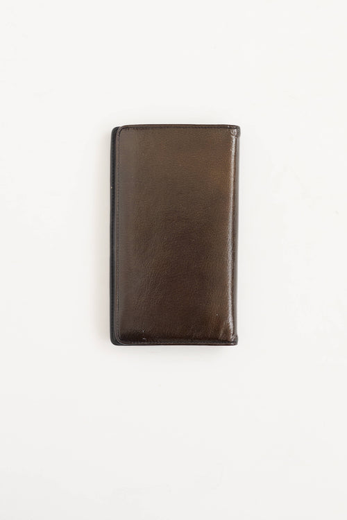 Chanel Series 11 Leather Long Bi-Fold Wallet