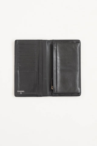 Chanel Series 11 Leather Long Bi-Fold Wallet