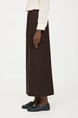 Chanel Fall 1998 Wool Buttoned Skirt