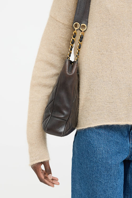 Saint Laurent 1995 Leather Tote Bag