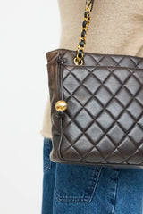 Saint Laurent 1995 Leather Tote Bag