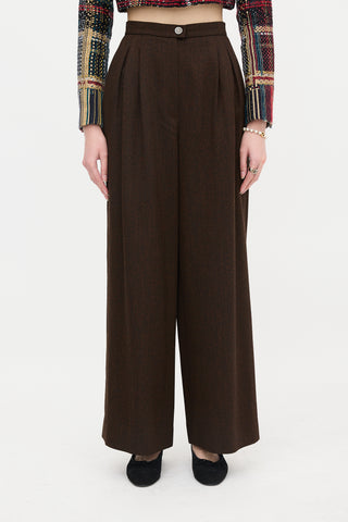 Chanel FW 1997 Wool Crepe Trouser
