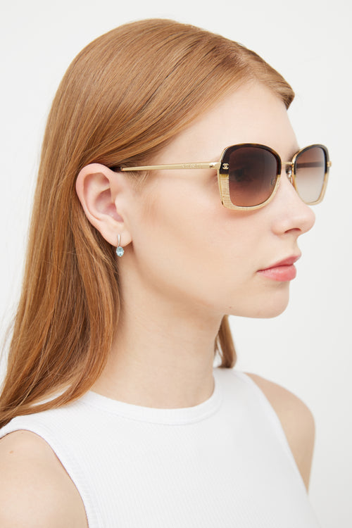 Chanel 4184 Brown Sunglasses