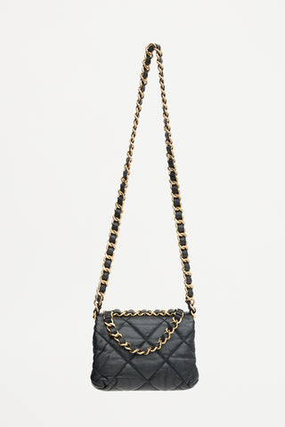 Chanel Bubble Quilt Square Flap Bag