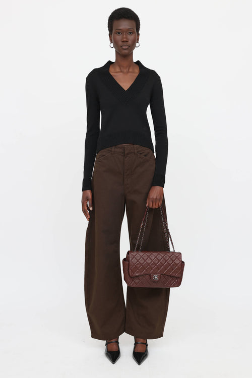 Chanel 2015 Around Pockets Flap Bag