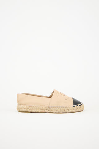 Chanel Leather CC Espadrille