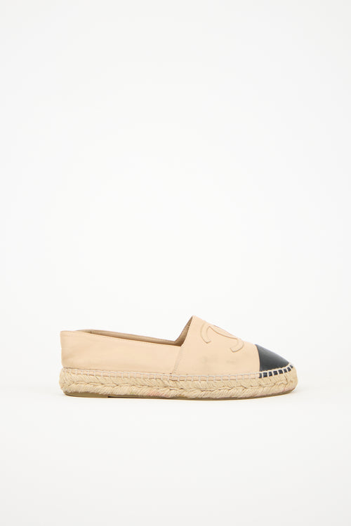 Chanel Leather CC Espadrille