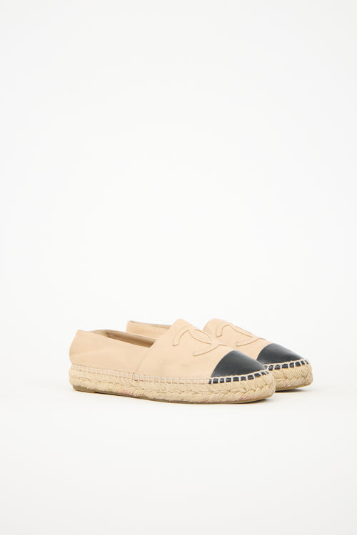 Chanel Leather CC Espadrille